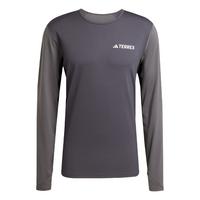 adidas Multi Synthetic lang&auml;rmliger baselayer Funktionsshirt Herren - Carbon / Grey Six
