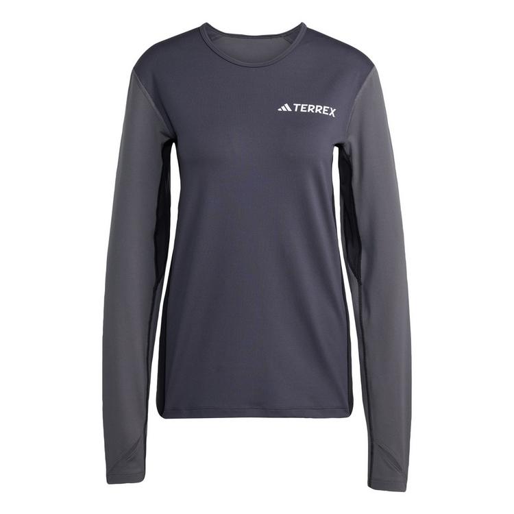 adidas adidas Multi Synthetic Baselayer, lang&auml;rmelig Funktionsshirt Damen - Carbon / Grey Six - 0 | SportScheck