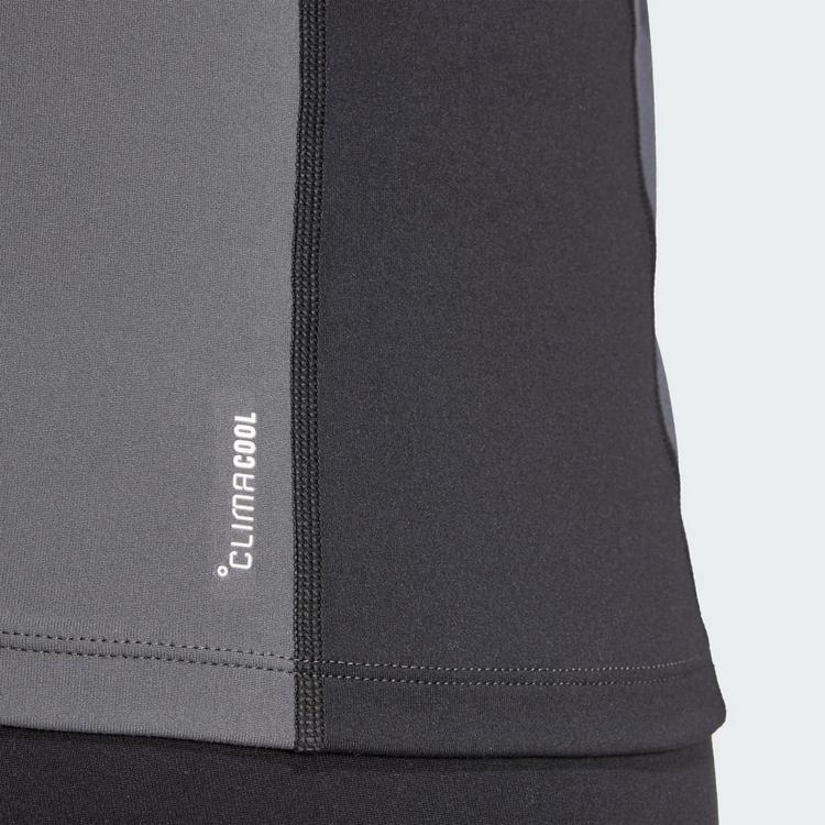 adidas adidas Multi Synthetic Baselayer, lang&auml;rmelig Funktionsshirt Damen - Carbon / Grey Six - 1 | SportScheck