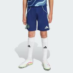 Rückansicht von adidas Ajax Amsterdam 25/26 Kids Auswärtsshorts Funktionsshorts Kinder Night Sky