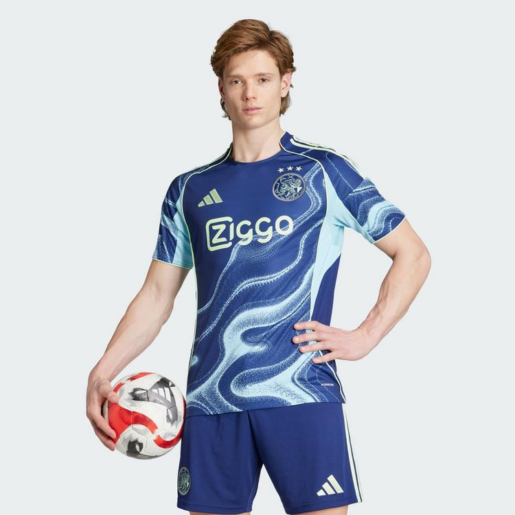 adidas adidas Ajax Amsterdam 25/26 Ausw&auml;rtstrikot Teamtrikot Herren - Night Sky - 0 | SportScheck