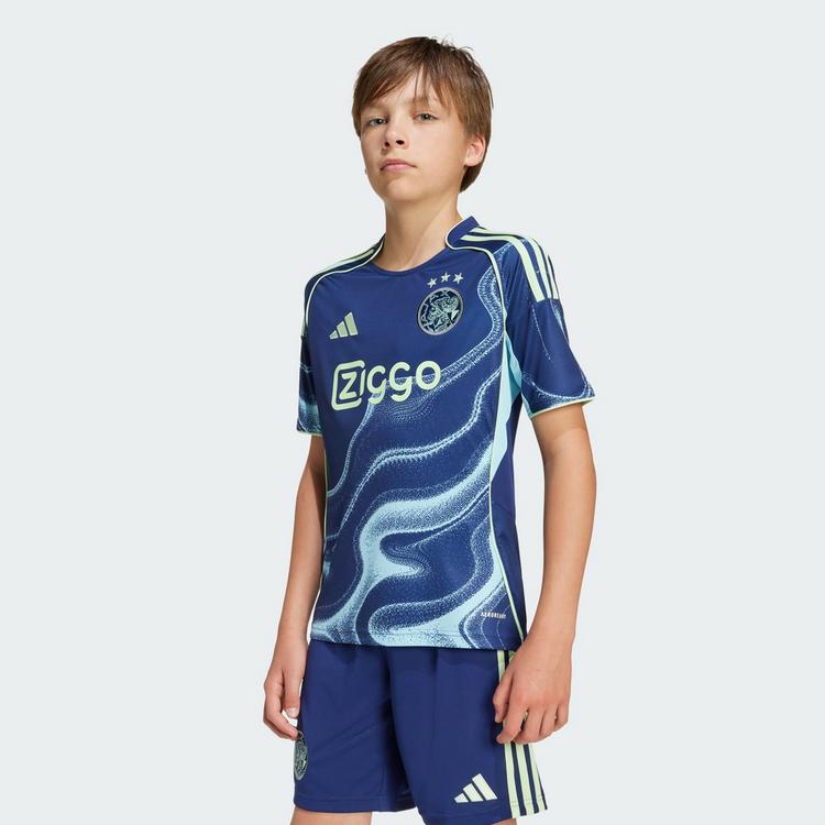adidas adidas Ajax 25/26 Ausw&auml;rtstrikot Teamtrikot Kinder - Night Sky - 0 | SportScheck