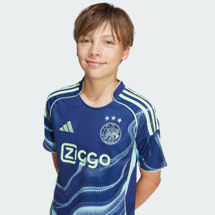 adidas adidas Ajax 25/26 Ausw&auml;rtstrikot Teamtrikot Kinder - Night Sky - 1 | SportScheck