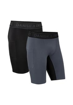 DANISH ENDURANCE Compression Shorts Shorts Herren Black/Grey