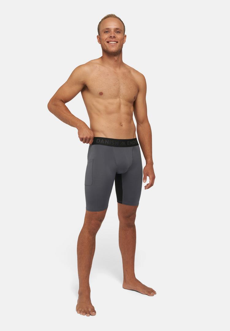 DANISH ENDURANCE DANISH ENDURANCE Compression Shorts Shorts Herren - Black/Grey - 0 | SportScheck