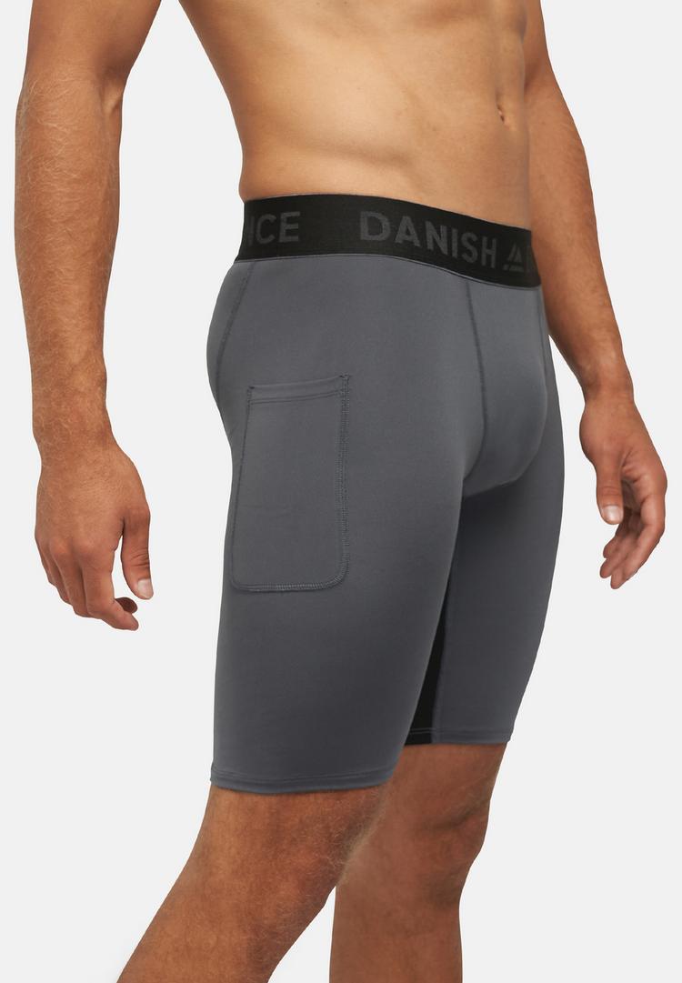 DANISH ENDURANCE DANISH ENDURANCE Compression Shorts Shorts Herren - Black/Grey - 0 | SportScheck