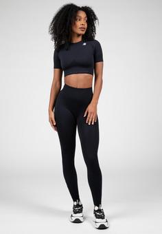 Rückansicht von Gorilla Wear Leggings Damen Black