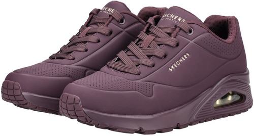 Rückansicht von Skechers Sneaker Sneaker Damen Weinrot