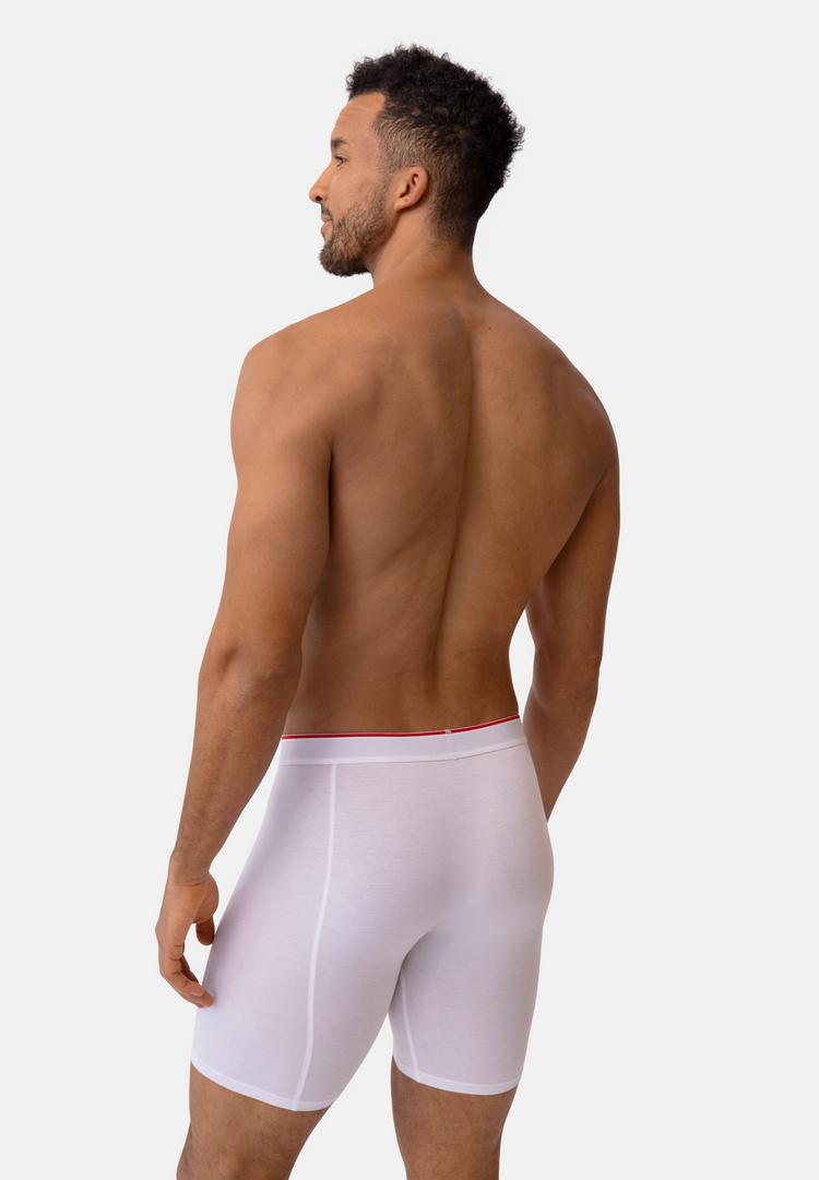 DANISH ENDURANCE DANISH ENDURANCE Bamboo Trunks Extra Long Unterhose Herren - black_red_grey_white - 1 | SportScheck