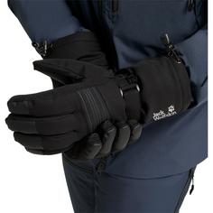 Rückansicht von Jack Wolfskin INS SKI GLOVE Handschuhe black