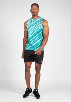 Rückansicht von Gorilla Wear Funktionsshorts Herren Black