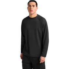 Rückansicht von Jack Wolfskin DAILY EASE LS M Funktionsshirt Herren black