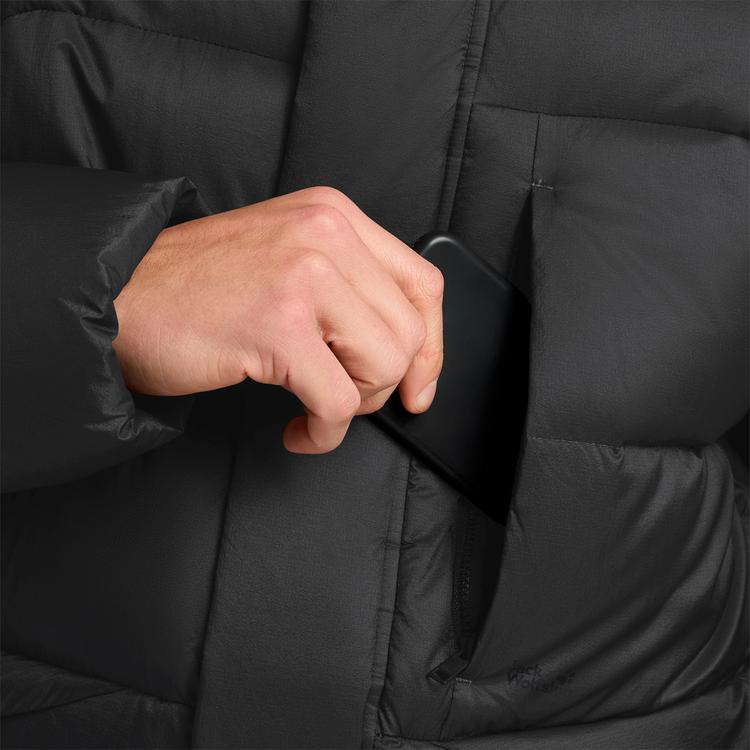 Jack Wolfskin Jack Wolfskin ICY HILL JKT M RDS Daunenjacke Herren - black - 0 | SportScheck