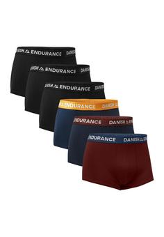 DANISH ENDURANCE Short Trunks Boxershorts Herren black/navy/orange/bordeaux