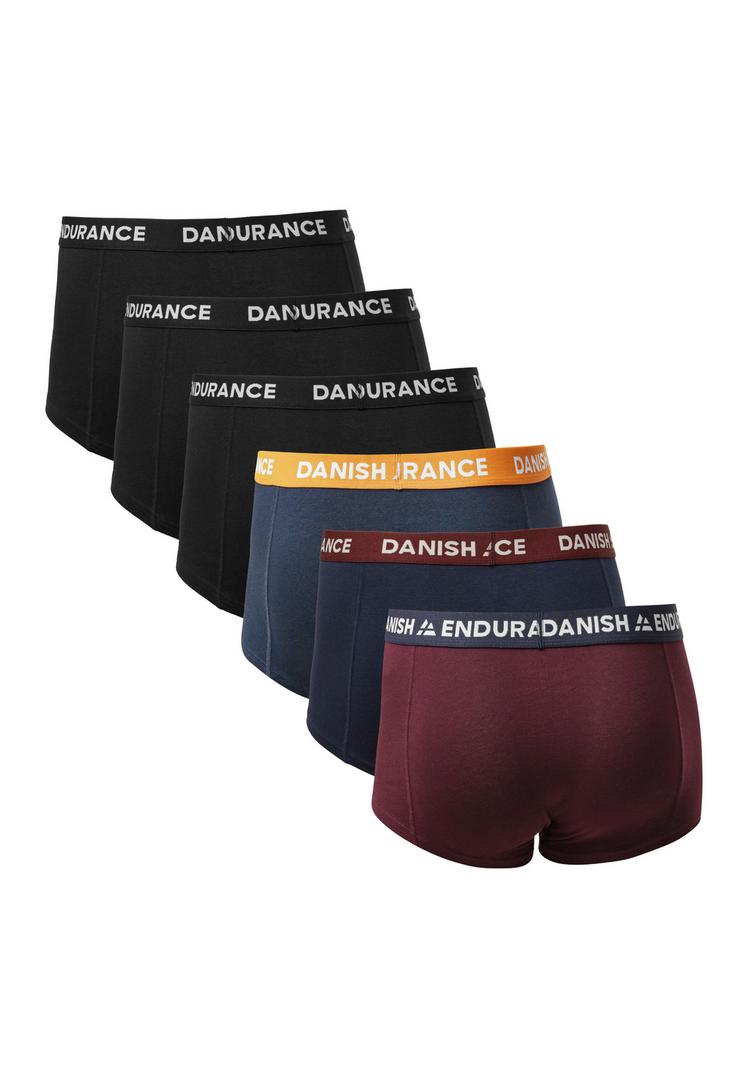 DANISH ENDURANCE DANISH ENDURANCE Short Trunks Unterhose Herren - black/navy/orange/bordeaux - 0 | SportScheck