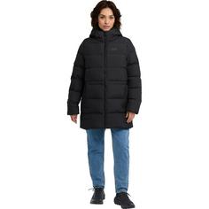 Rückansicht von Jack Wolfskin FROZEN PALACE LONG JKT W RDS Daunenjacke Damen black