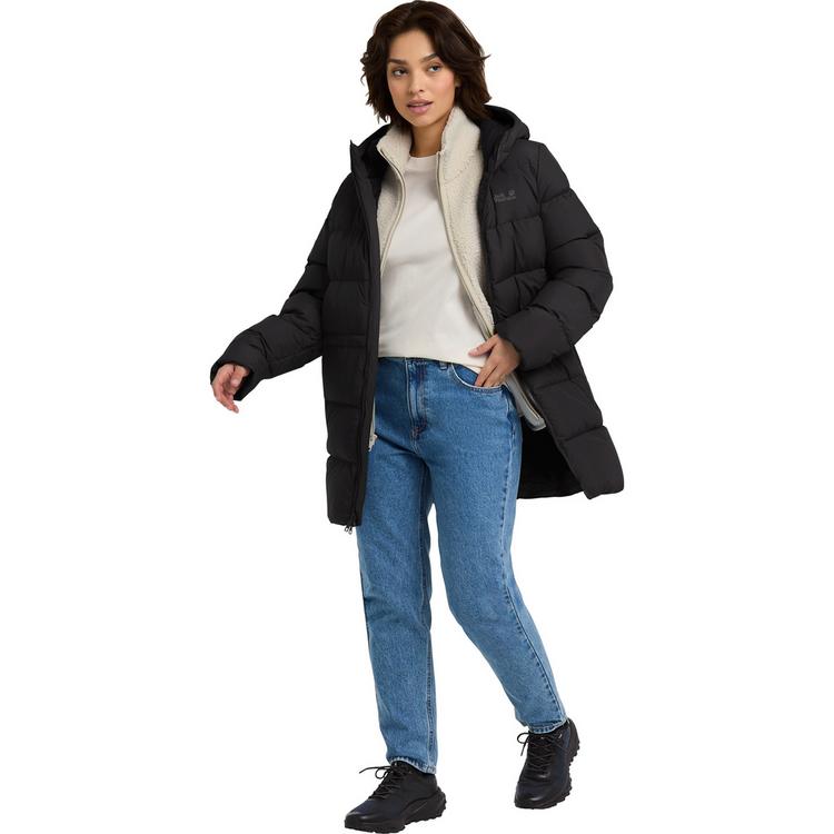 Jack Wolfskin Jack Wolfskin FROZEN PALACE LONG JKT W RDS Daunenjacke Damen - black - 2 | SportScheck