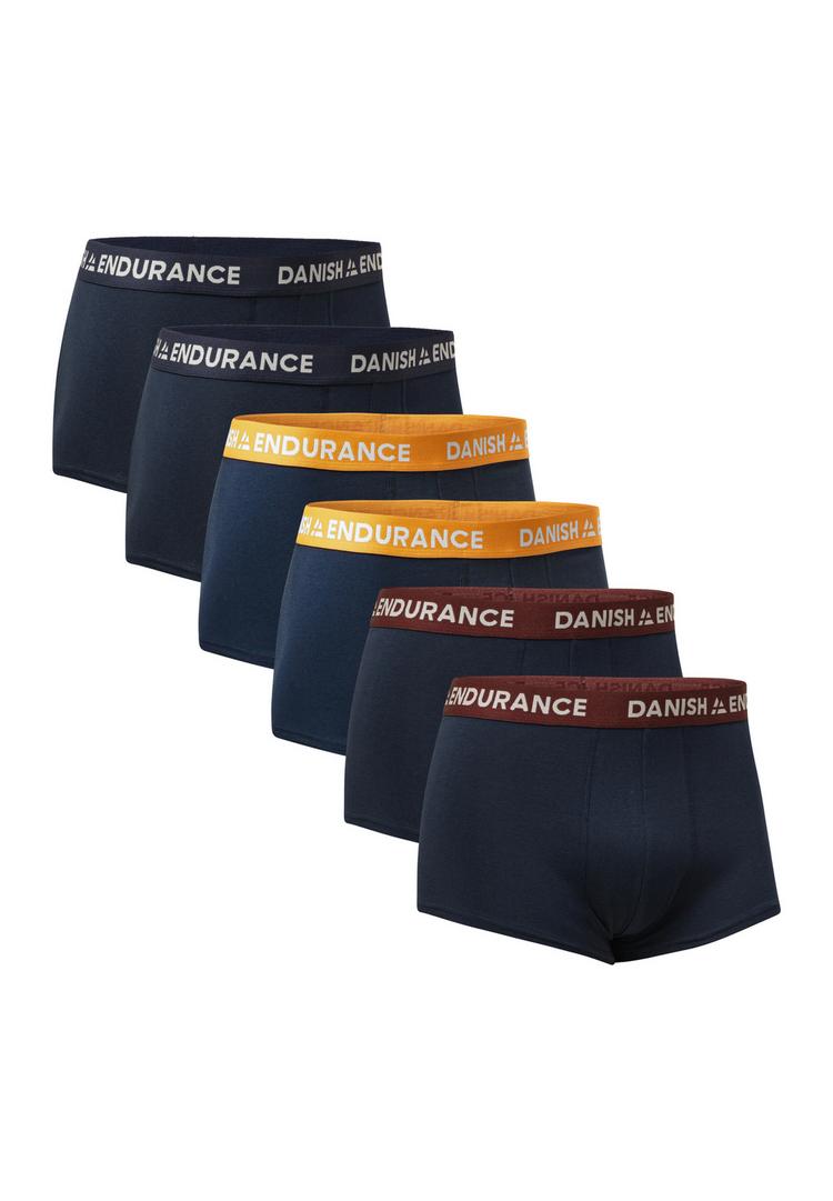 DANISH ENDURANCE DANISH ENDURANCE Short Trunks Unterhose Herren - navy/orange/bordeaux - 0 | SportScheck