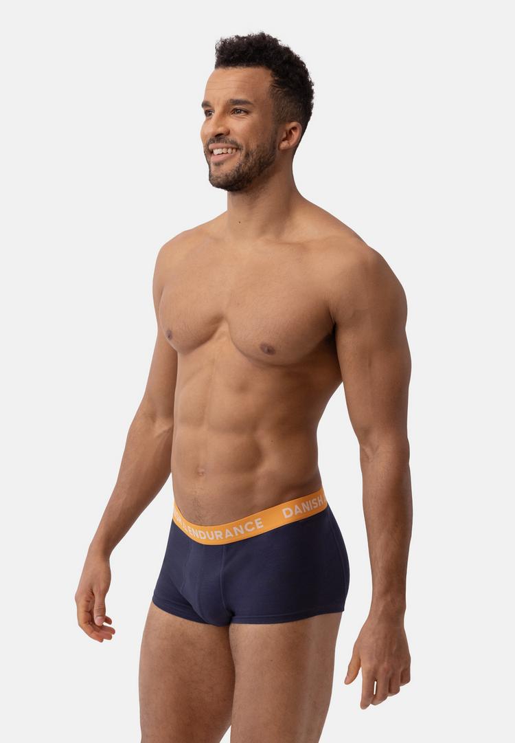 DANISH ENDURANCE DANISH ENDURANCE Short Trunks Unterhose Herren - navy/orange/bordeaux - 0 | SportScheck