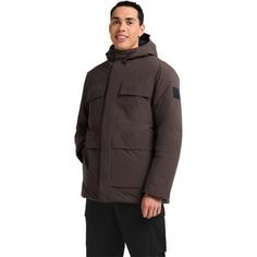 Rückansicht von Jack Wolfskin BRANDENBURGER JKT M Funktionsjacke Herren peat