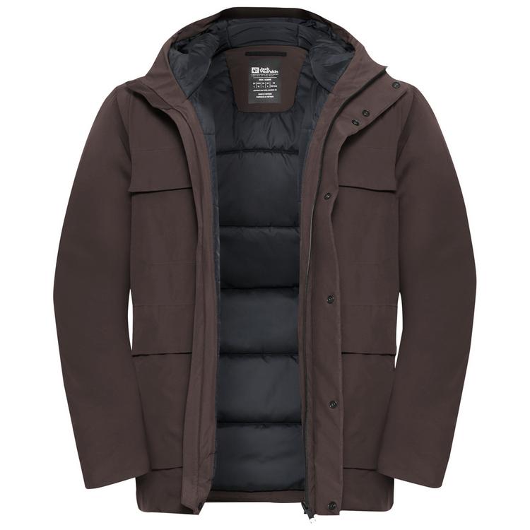 Jack Wolfskin Jack Wolfskin BRANDENBURGER JKT M Funktionsjacke Herren - peat - 3 | SportScheck