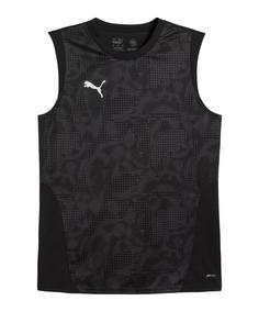 PUMA teamCUP Training Tanktop Fußballtrikot Herren schwarzsilber