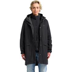 Rückansicht von Jack Wolfskin WINTERDUNE 3IN1 COAT W Funktionsmantel Damen black
