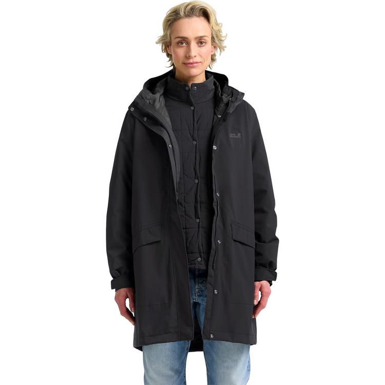 Jack Wolfskin Jack Wolfskin WINTERDUNE 3IN1 COAT W Funktionsmantel Damen - black - 0 | SportScheck
