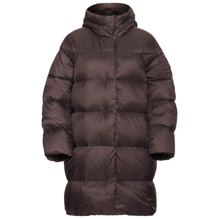 Jack Wolfskin Jack Wolfskin ICY HILL COAT W RDS Daunenmantel Damen - peat - 0 | SportScheck