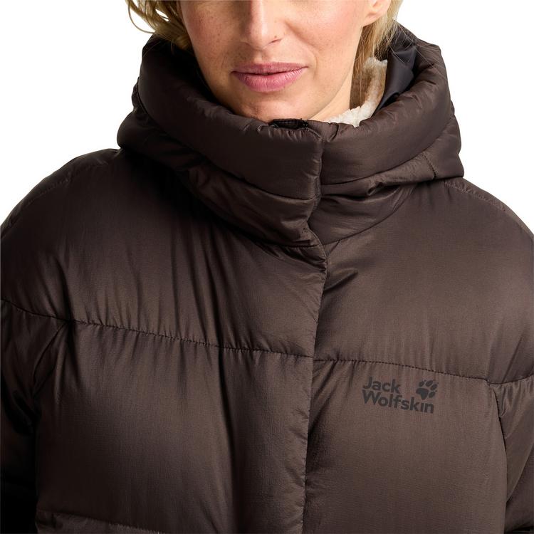 Jack Wolfskin Jack Wolfskin ICY HILL COAT W RDS Daunenmantel Damen - peat - 2 | SportScheck