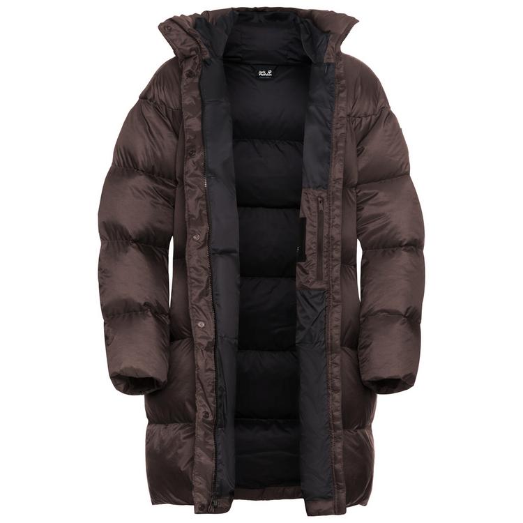 Jack Wolfskin Jack Wolfskin ICY HILL COAT W RDS Daunenmantel Damen - peat - 3 | SportScheck