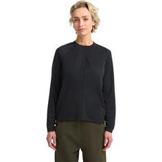 Rückansicht von Jack Wolfskin DAILY EASE LS W Langarmshirt Damen black