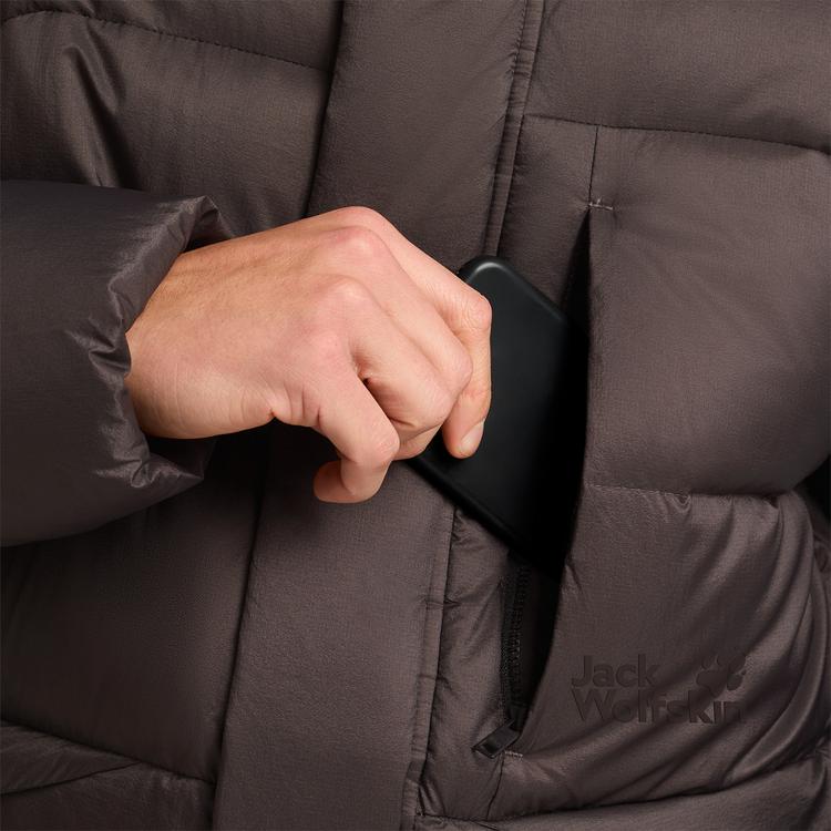 Jack Wolfskin Jack Wolfskin ICY HILL JKT M RDS Daunenjacke Herren - peat - 0 | SportScheck