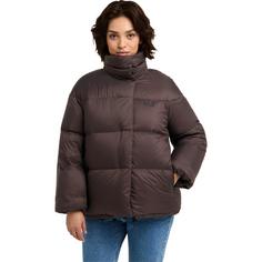Rückansicht von Jack Wolfskin ICY HILL JKT W RDS Daunenjacke Damen peat