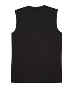 Rückansicht von PUMA teamCUP Training Tanktop Fußballtrikot Herren schwarzsilber