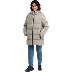 Rückansicht von Jack Wolfskin FROZEN PALACE LONG JKT W RDS Daunenjacke Damen pale sand