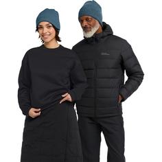 Rückansicht von Jack Wolfskin FUZZY BEANIE Stirnband aluminium blue