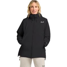 Rückansicht von Jack Wolfskin FLOWLINE PRO 2L INS JKT W Skijacke Damen black