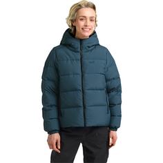 Rückansicht von Jack Wolfskin FROZEN PALACE JKT W RDS Daunenjacke Damen aluminium blue