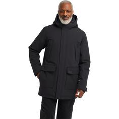 Rückansicht von Jack Wolfskin CANYON SHIELD PARKA M Parka Herren black