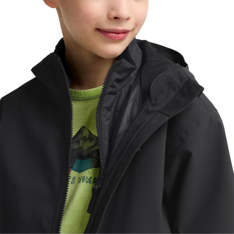 Jack Wolfskin Jack Wolfskin HYBRID 3IN1 JACKET K Funktionsjacke Kinder - black - 1 | SportScheck