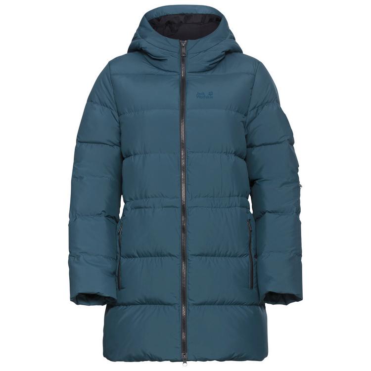 Jack Wolfskin Jack Wolfskin FROZEN PALACE LONG JKT W RDS Daunenjacke Damen - aluminium blue - 0 | SportScheck