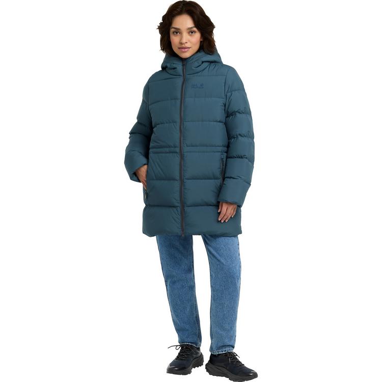 Jack Wolfskin Jack Wolfskin FROZEN PALACE LONG JKT W RDS Daunenjacke Damen - aluminium blue - 0 | SportScheck