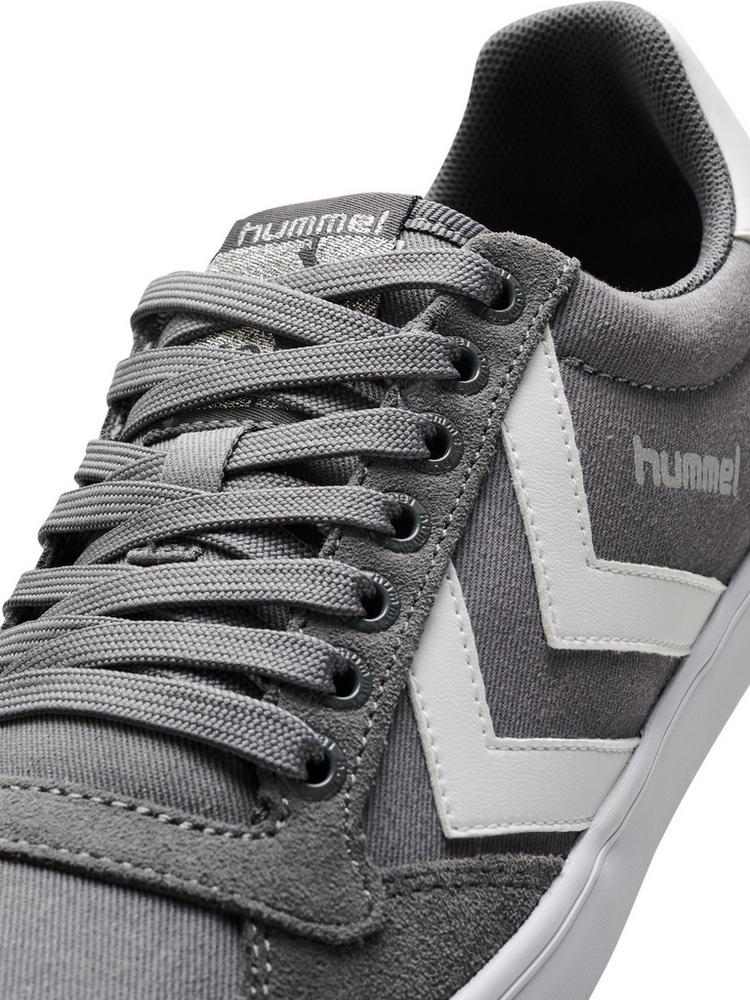 hummel hummel HUMMEL SLIMMER STADIL LOW Sneaker - CASTLE ROCK/WHITE KH - 1 | SportScheck