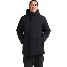 Rückansicht von Jack Wolfskin COLD CAMP COAT M Funktionsmantel Herren black