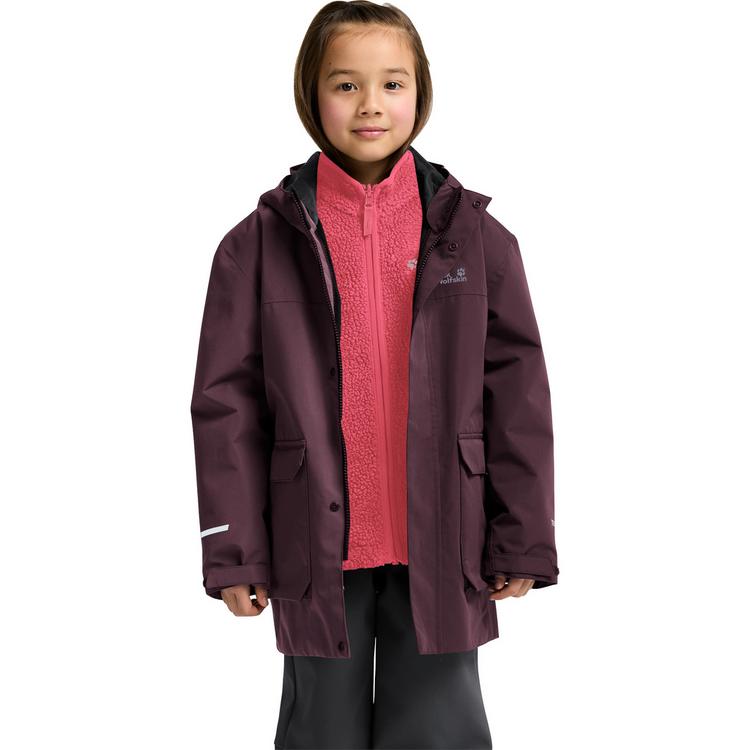 Jack Wolfskin Jack Wolfskin 3IN1 CANVEY KIDS Funktionsjacke Kinder - amaranth - 1 | SportScheck