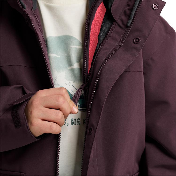 Jack Wolfskin Jack Wolfskin 3IN1 CANVEY KIDS Funktionsjacke Kinder - amaranth - 2 | SportScheck