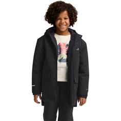 Rückansicht von Jack Wolfskin CANVEY JKT KIDS Fleecejacke Kinder black