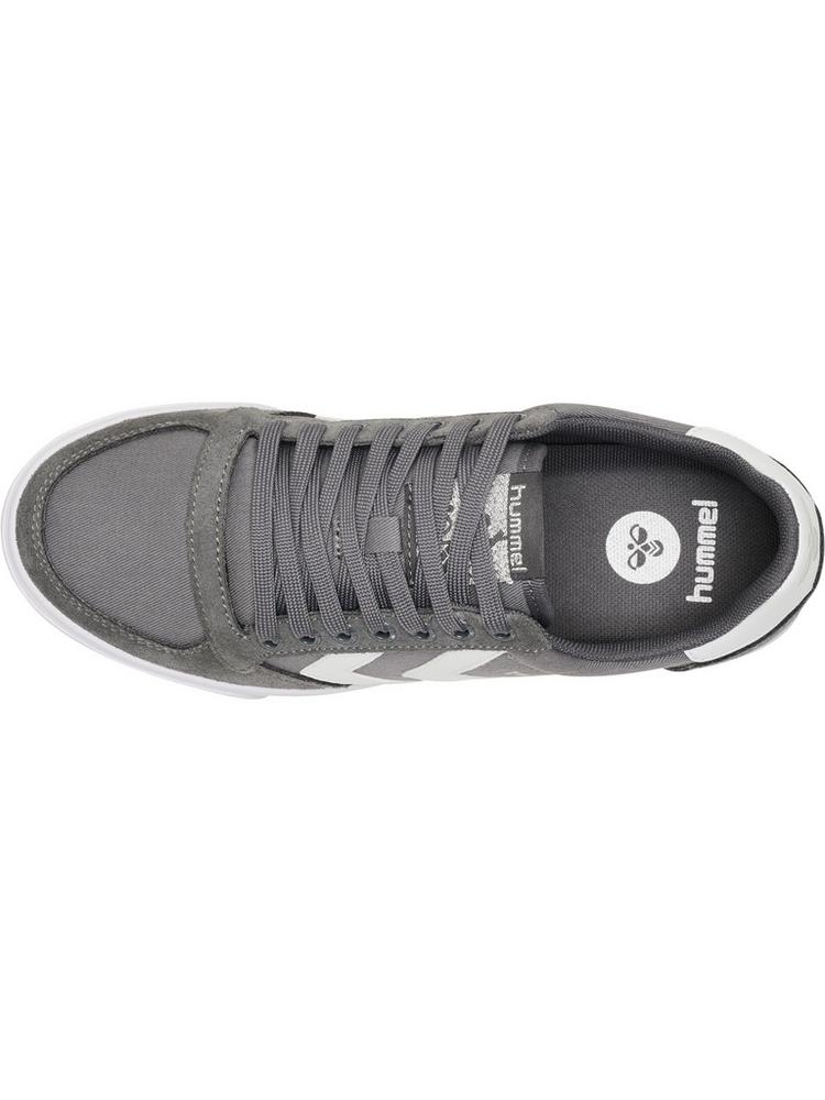 hummel hummel HUMMEL SLIMMER STADIL LOW Sneaker - CASTLE ROCK/WHITE KH - 4 | SportScheck