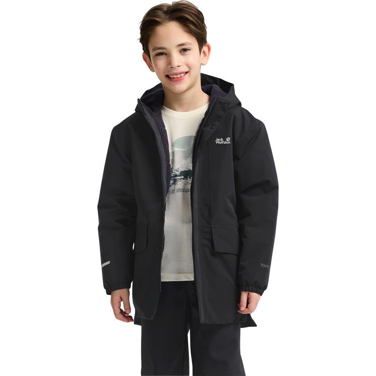 Jack Wolfskin Jack Wolfskin CANVEY JKT KIDS Fleecejacke Kinder - black - 2 | SportScheck